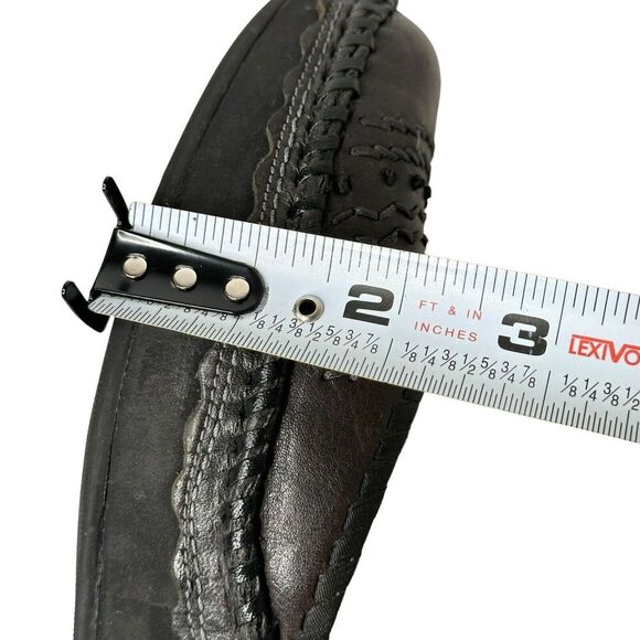 Vtg Clarks Artisan Sandals 9M Buckle Straps Mary Jane Wedge Retro Boho 74150 - Picture 6 of 14